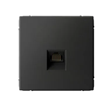 Розетка компьютерная ArtGallery RJ45 кат.6A механизм базальт SE GAL001486