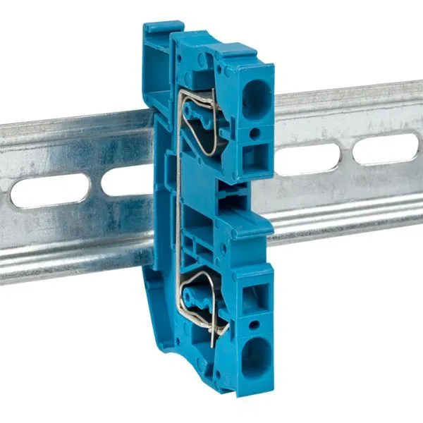 Колодка клеммная пружинная ST-6 57А синяя EKF - Фото 2
