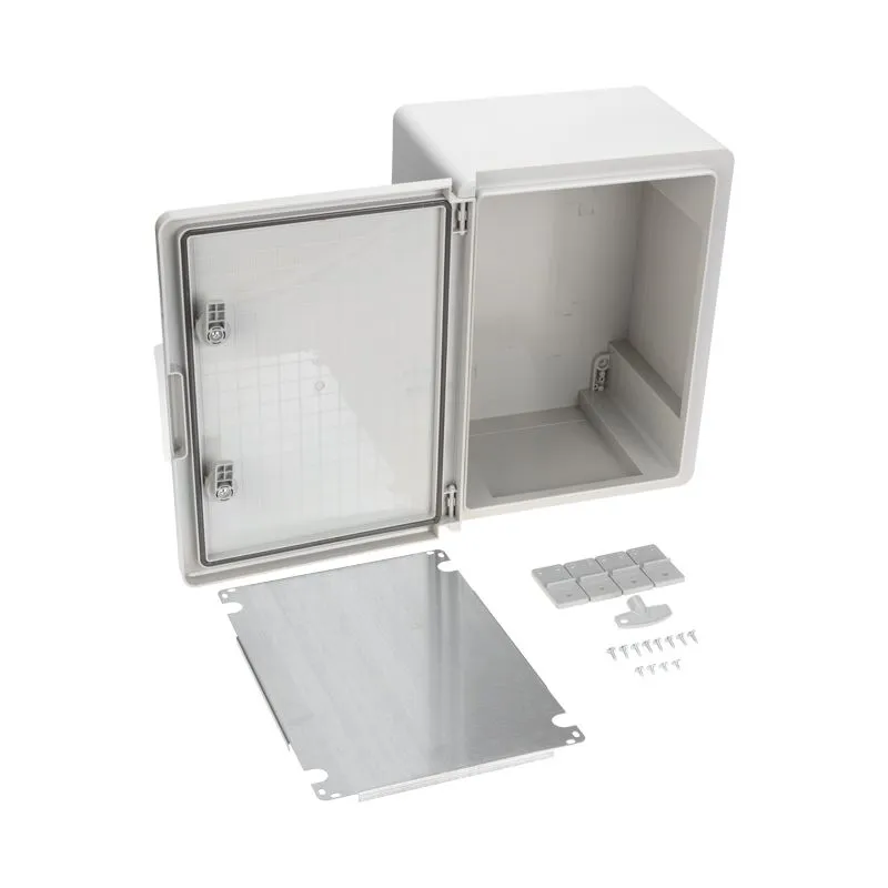 Корпус пластиковый ЩМПп с монтажной панелью 400х300х220мм, АБС, УХЛ1, IP65 REXANT - Фото 4