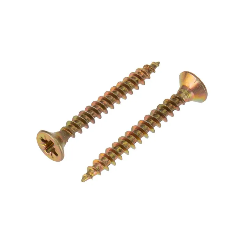 Саморез универсальный 4х30, желтый цинк, короб (250 шт/уп) KRANZ