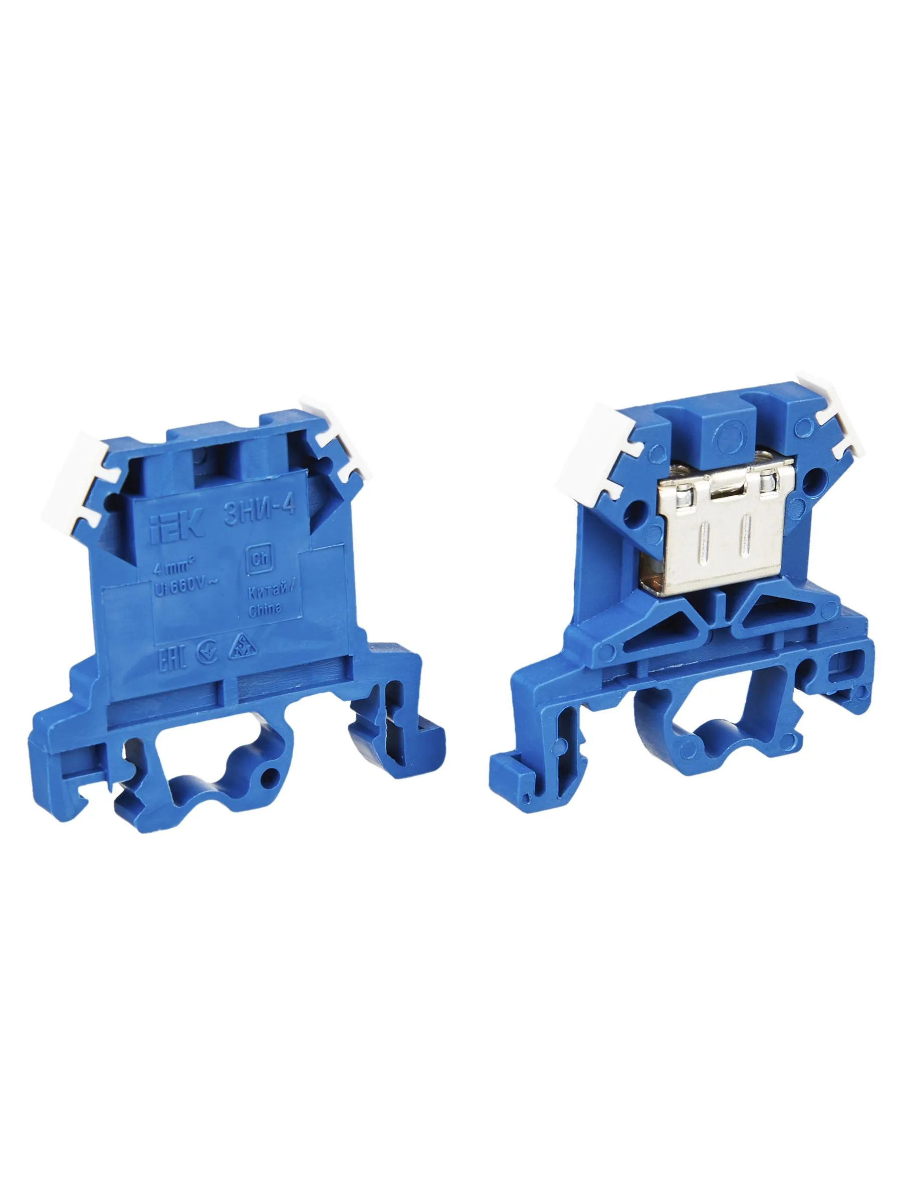 Зажим наборный ЗНИ-4мм2 (JXB35А) синий IEK - Фото 4