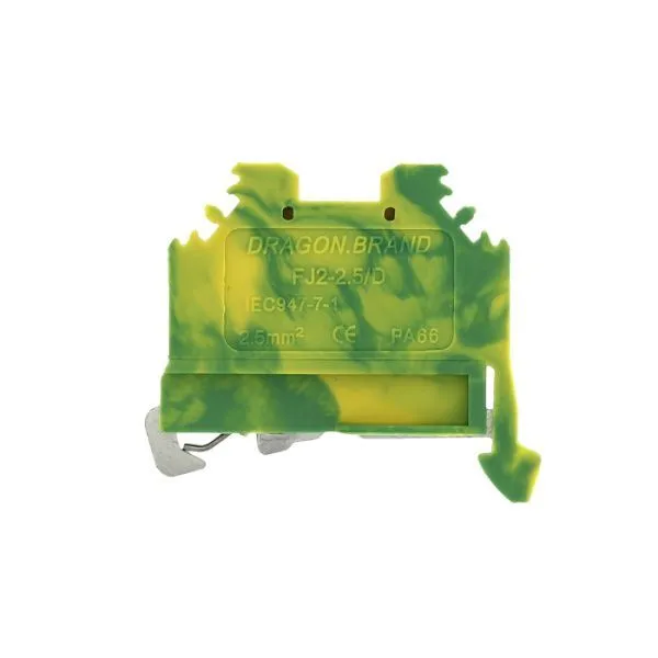 Колодка клеммная пружинная JXB-S-4 32А земля EKF