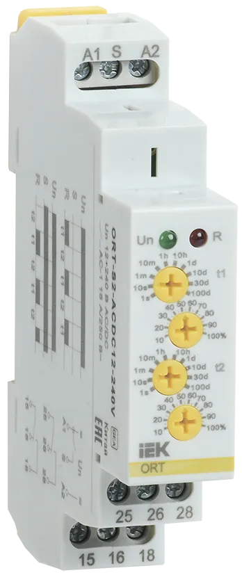Реле циклическое ORT 2 контакта 12-240В AC/DC IEK