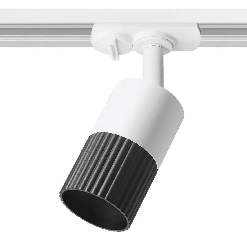 Трековый светильник WOLTA WTL-GU10/18BW DUO под лампу GU10 Белый/черный D55x160