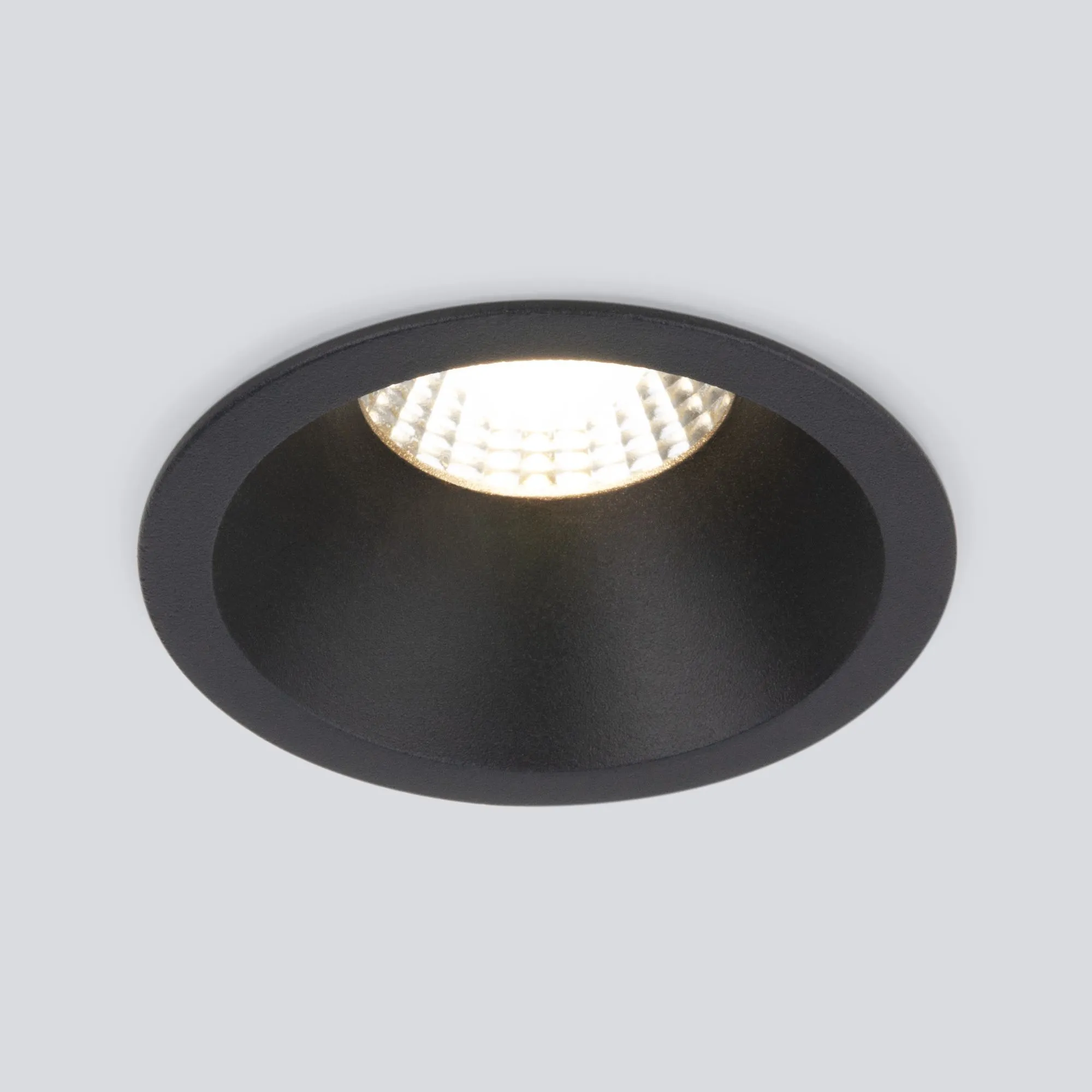 Светильник светодиодный встраиваемый точечный 15266/LED 7W 4200K черный Elektrostandard
