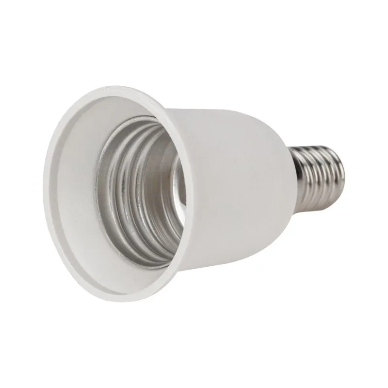 Переходник цокольный Е14-Е27 белый REXANT 11-8831