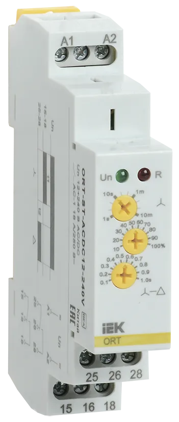 Реле пуска звезда-треугольник ORT 12-230В AC/DC IEK