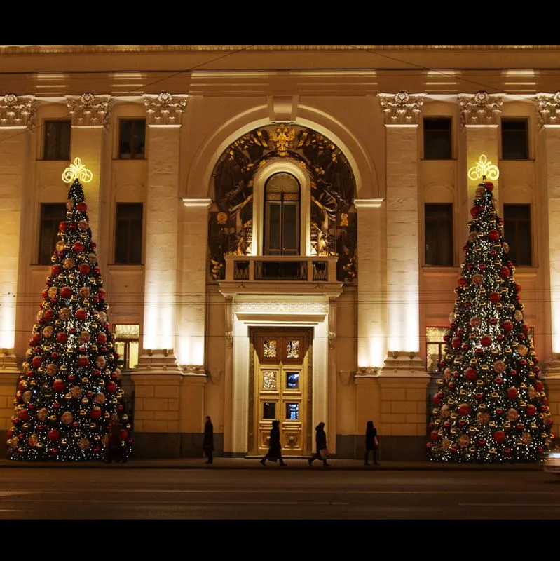 Елочная фигура Шар 15 см, цвет красный глянцевый - Фото 3