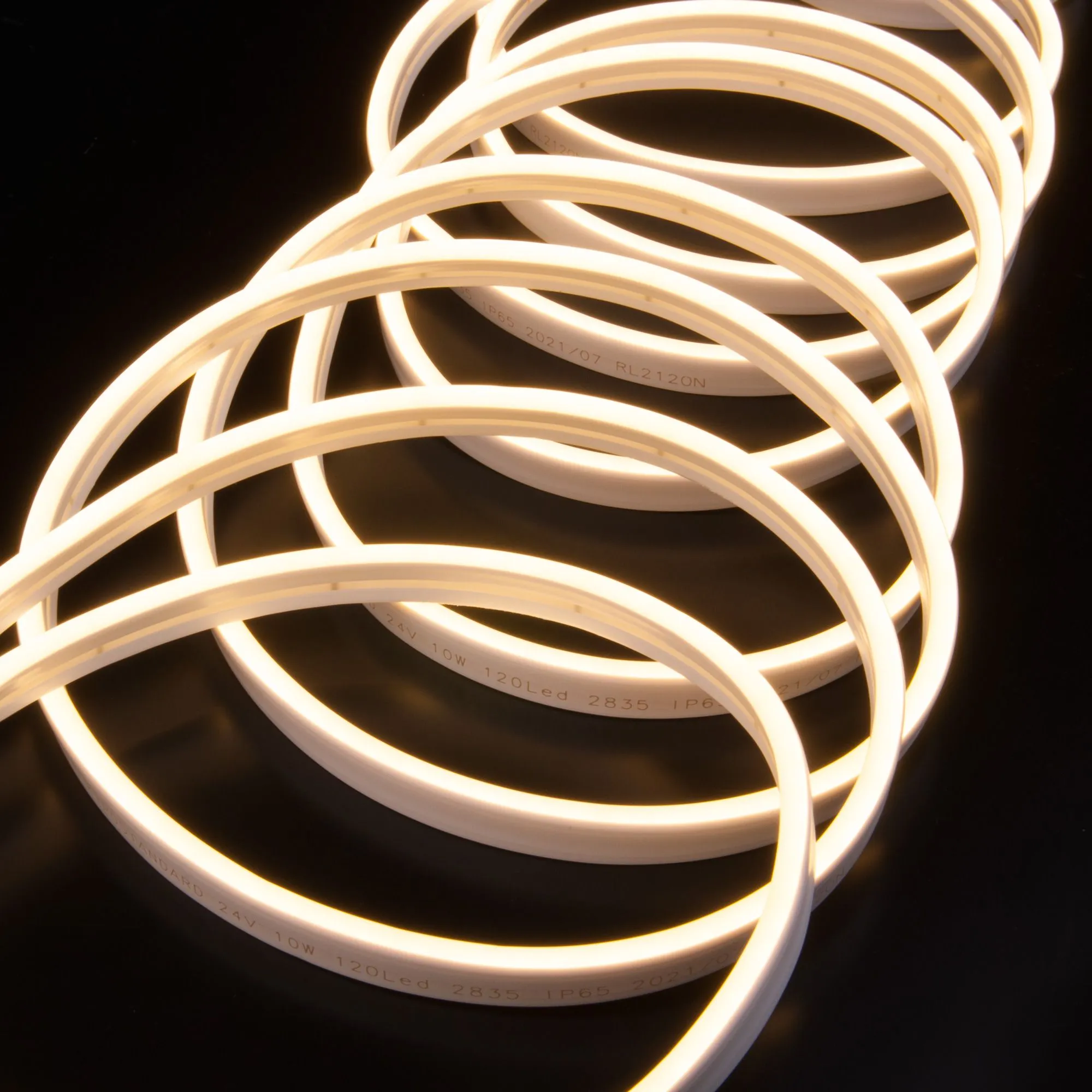 Гибкий неон 24V 10W 120Led 2835 IP65, теплый белый Elektrostandard - Фото 5