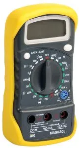 Мультиметр цифровой MASTER MAS830L IEK TMD-3L-830
