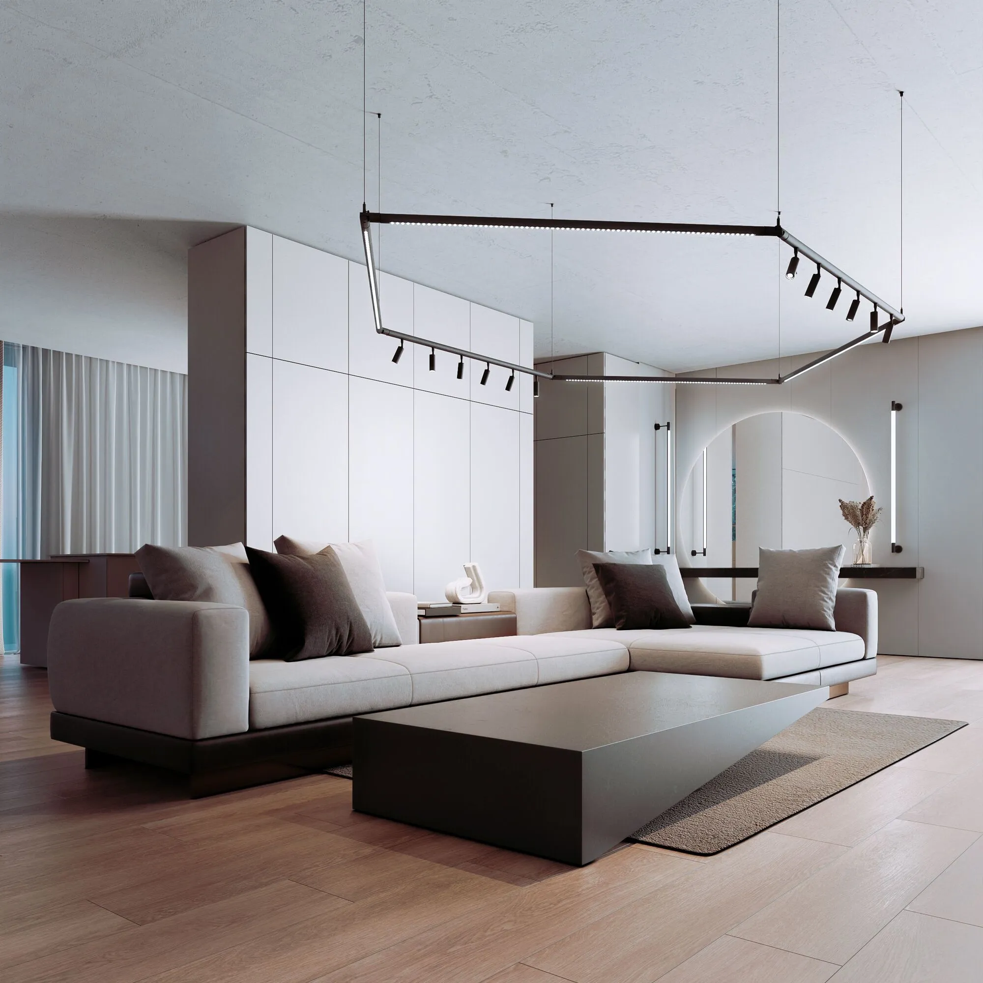 Module System Набор подвеса угловой без питания (черный) - Фото 15