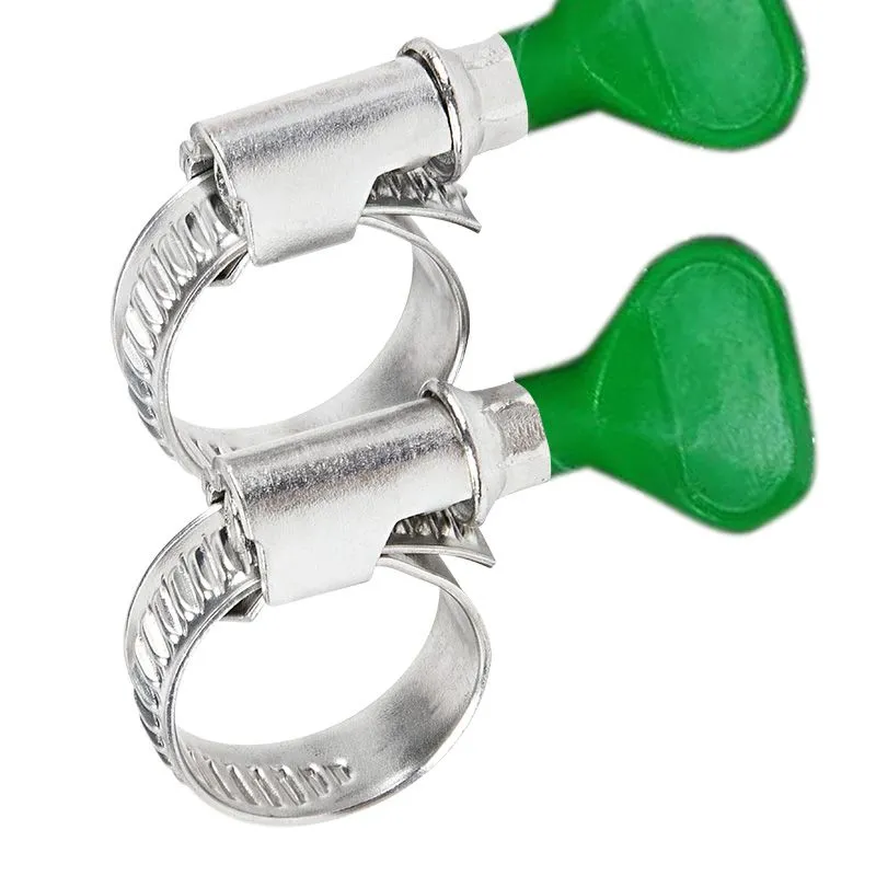 Хомут червячный 20-32-0,7 мм, с ключом W (упак. 50 шт)  REXANT