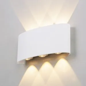Светильник светодиодный уличный настенный Twinky trio белый 1551 TECHNO LED Elektrostandard a038420