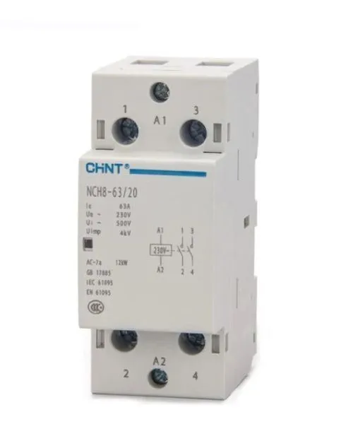 Контактор модульный NCH8-63/20 63A 2НО AC220/230В, 50Гц (R)